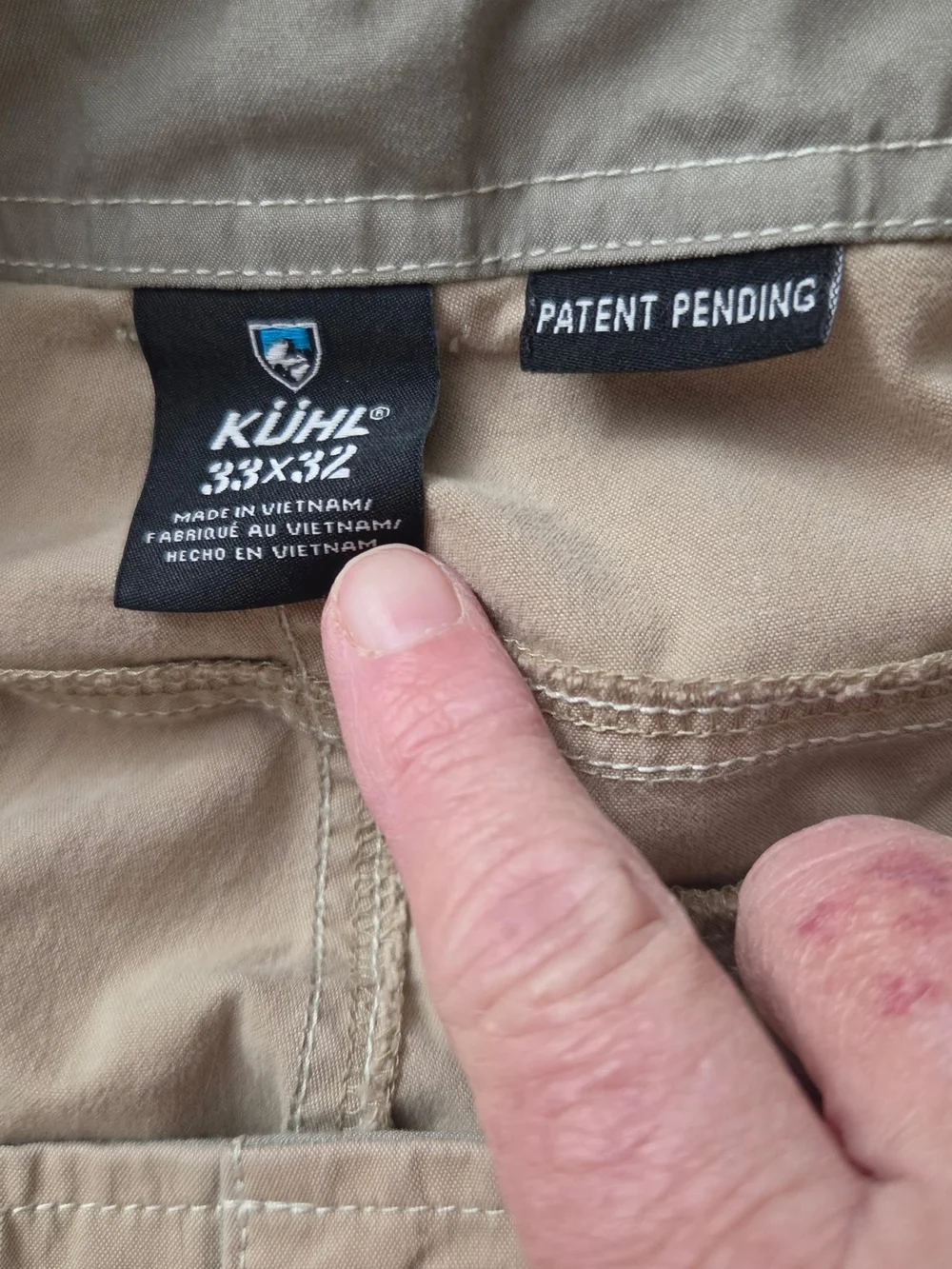 Kuhl Tan Straight-Leg Chinos